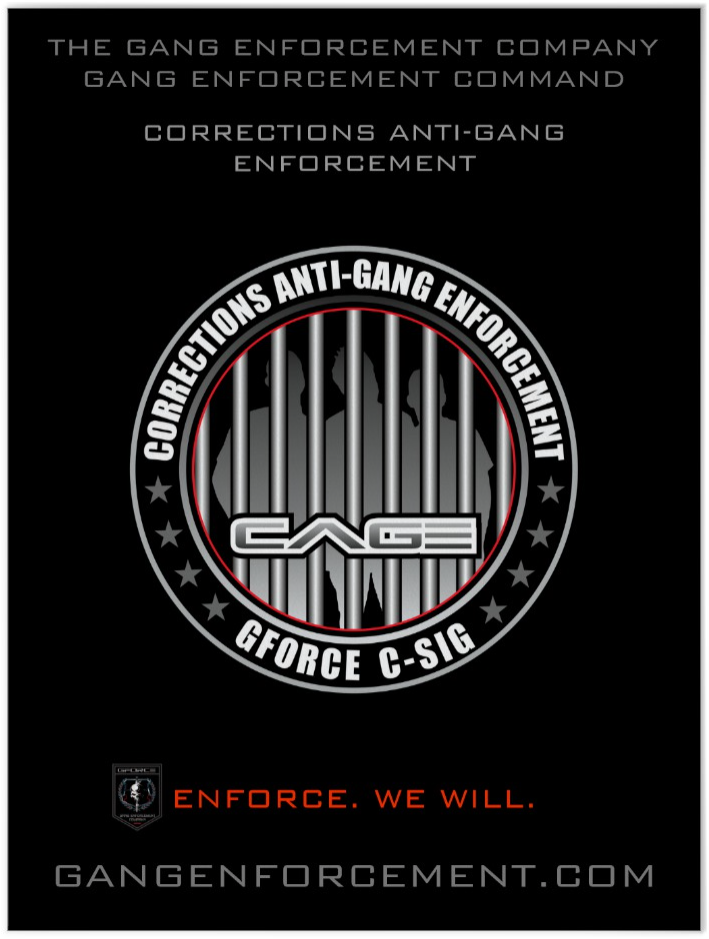 Corrections Anti-Gang Enforcement Poster – Gang Enforcement Gear