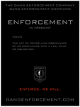 Definition of Enforcement Poster