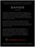 Definition of Gangs Poster