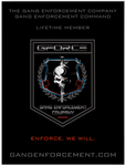 Black Team One Lifetime Member Poster