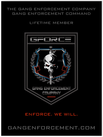 Black Team One Lifetime Member Poster